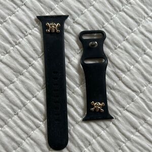Black Skull Design Watch Band
